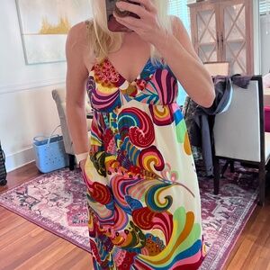 Tibi colorful silk dress
